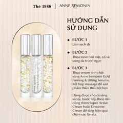 Hướng dẫn sử dụng Gold Firming & Lifting Serums