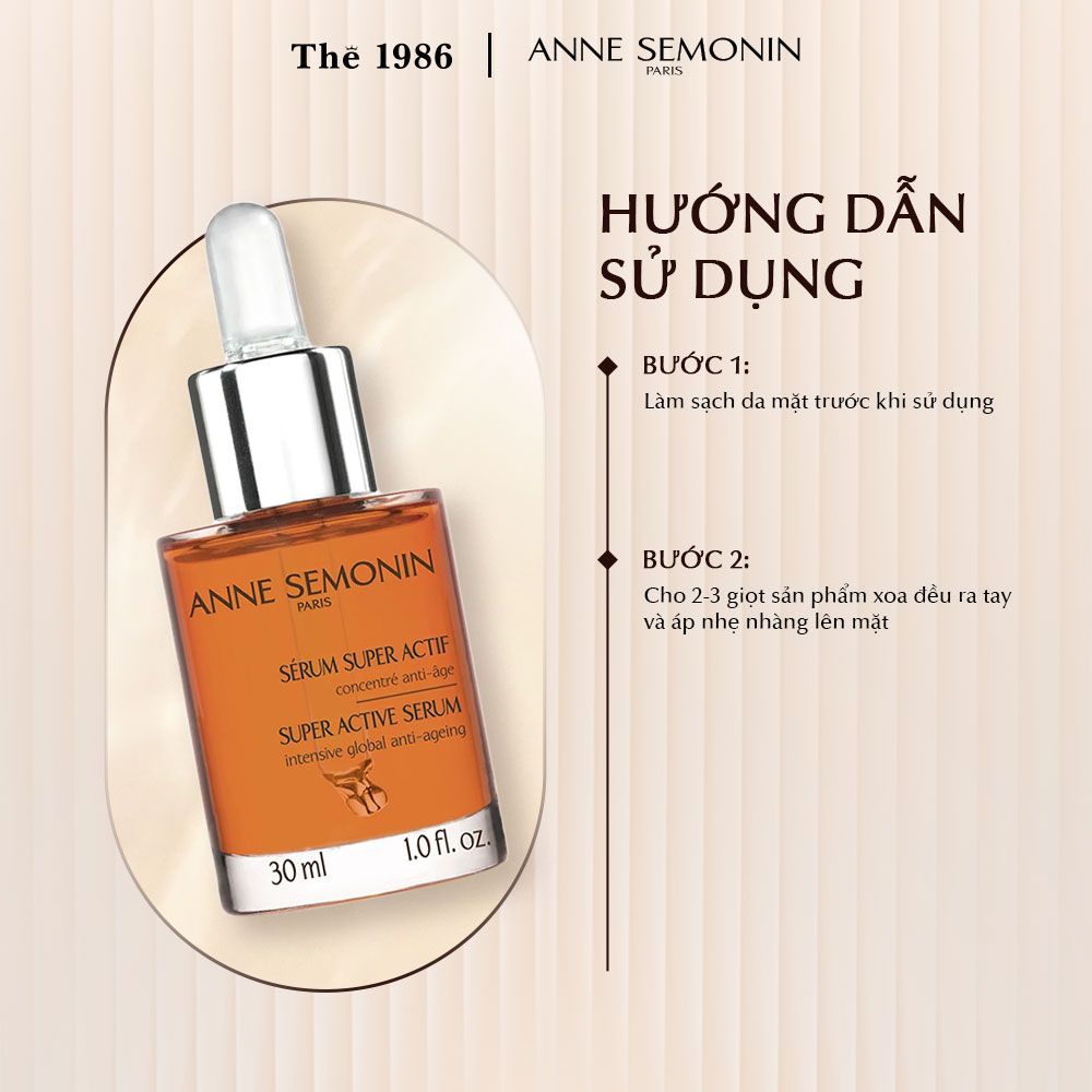  Serum chống lão hóa Anne Semonin Super Active Serum 30ml 