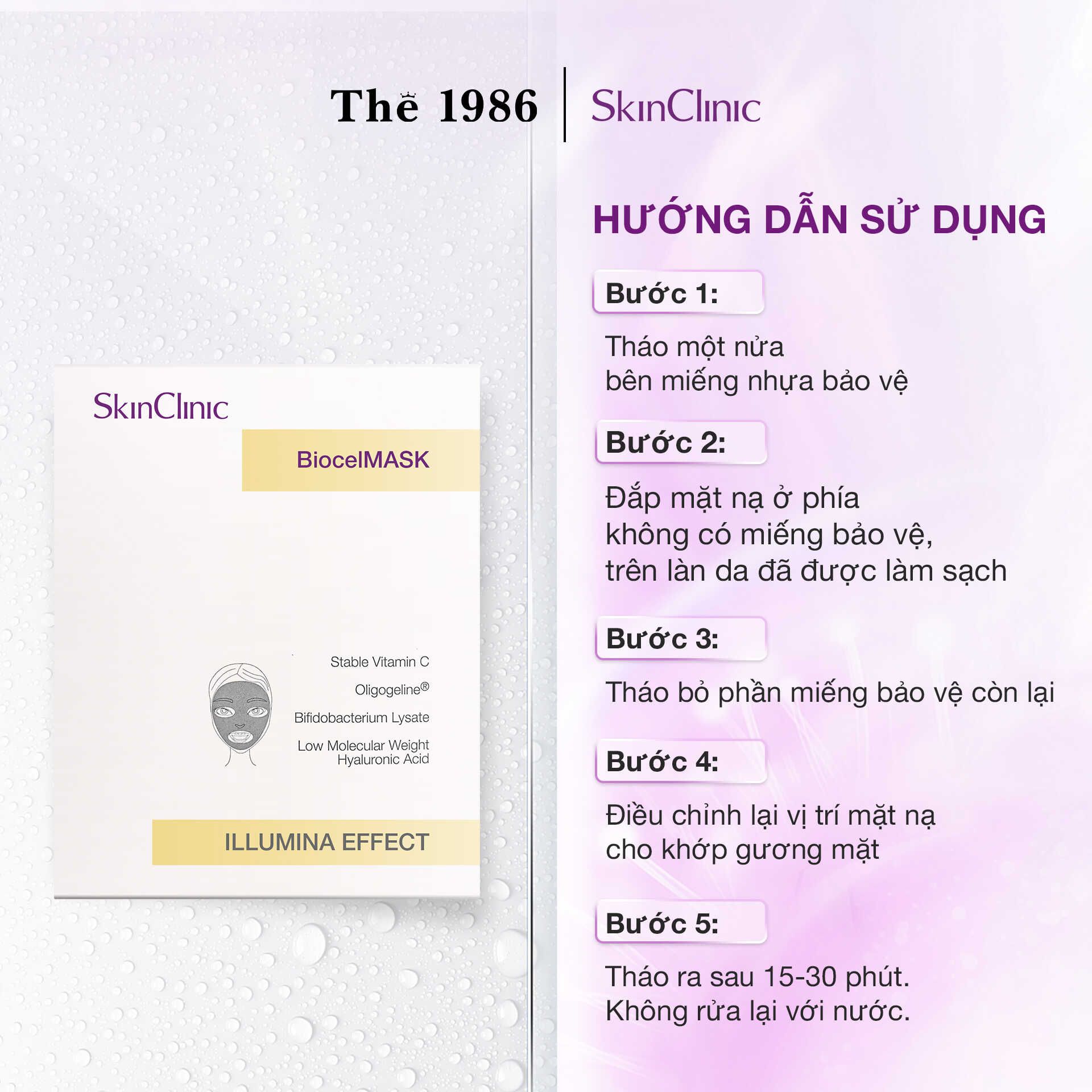  Mặt nạ sinh học Skinclinic Biocelmask Illumina Effect 20ml 