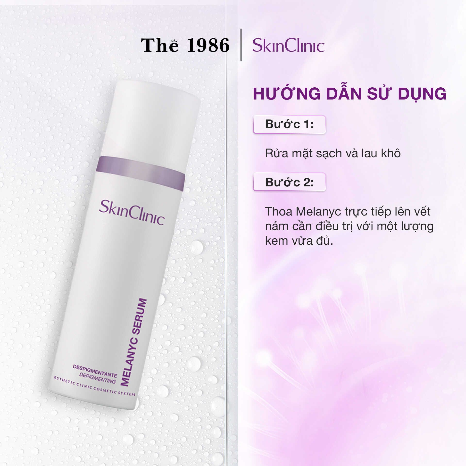  MELANYC SERUM - SERUM CHỐNG LÃO HÓA VÀ ĐIỀU TRỊ TĂNG SẮC TỐ DA 