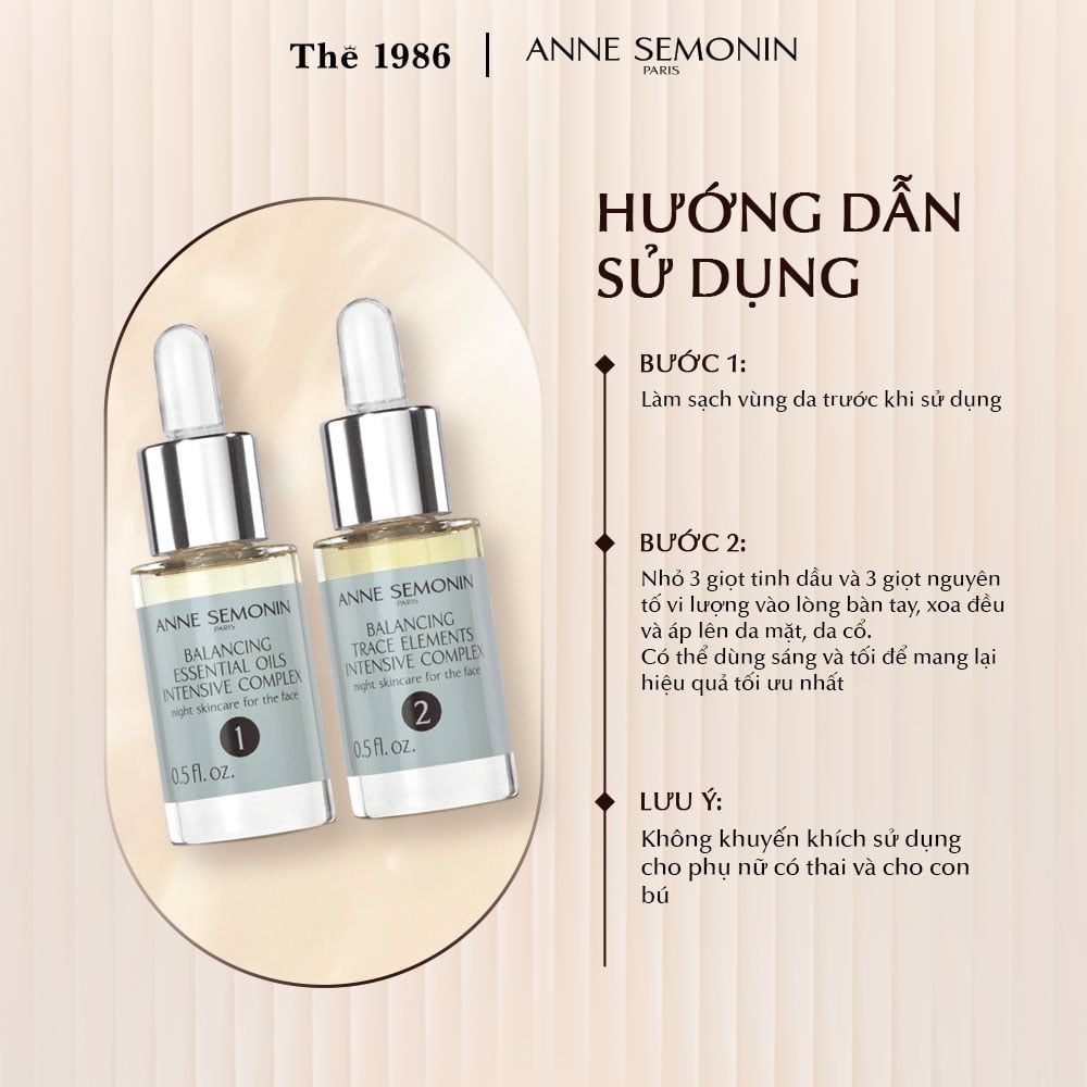  Phức hợp cân bằng da Anne Semonin Balancing Intensive Complex 2x15ml 