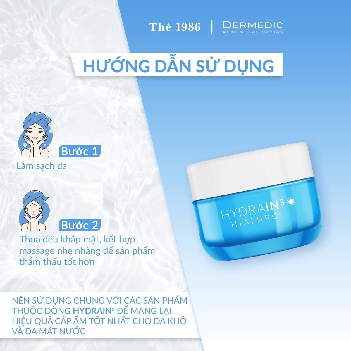 Kem Dưỡng Ẩm 2in1 Ban Ngày Dành Cho Da Khô HYDRAIN3 Deeply Moisturizing Cream SPF15 