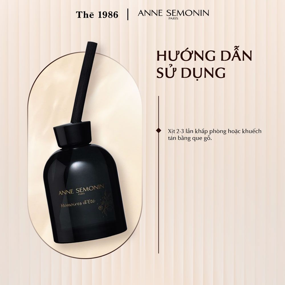  Tinh dầu xịt xe hơi, xịt phòng Anne Semonin Home Spray 100ml 