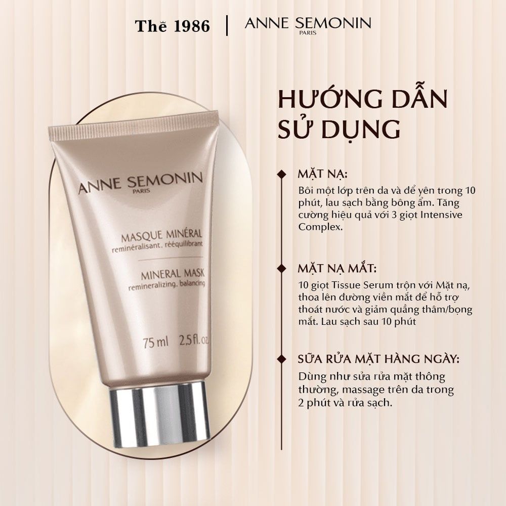  Mặt nạ khoáng chất biển Anne Semonin Mineral Mask 75ml 