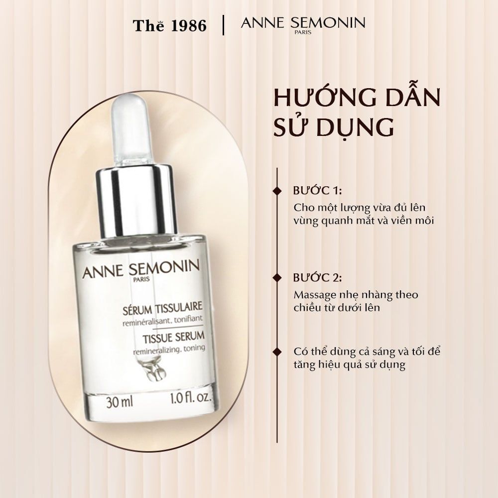  Serum cho da không đều màu Anne Semonin Tissue Serum 30ml 