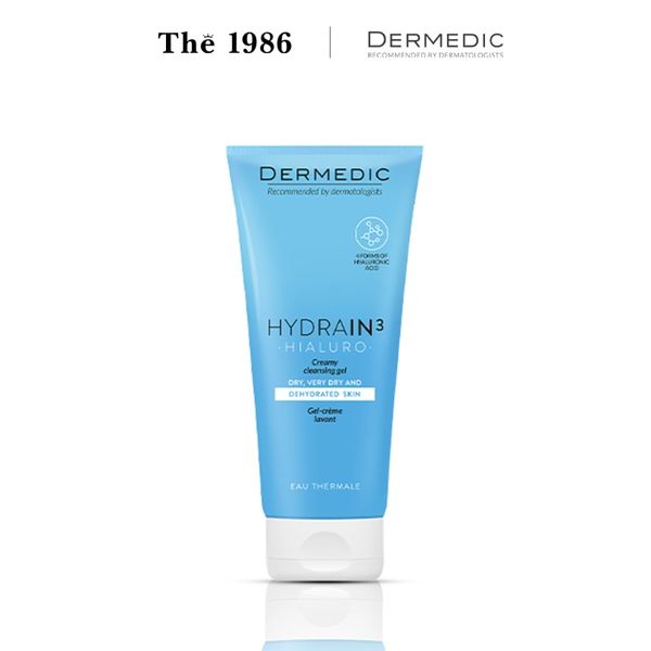 Dermedic Hydrain3 Hialuro Creamy cleansing gel