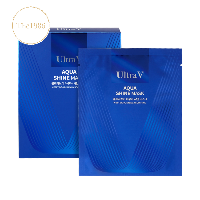  Mặt nạ dưỡng trắng, cấp ẩm tức thì - Ultra V Aqua Shine Mask 