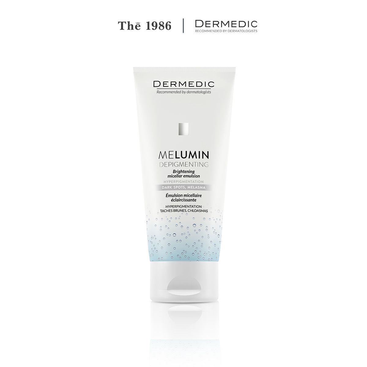  Gel rửa mặt dưỡng trắng da MELUMIN Brightening Micellar Emulsion 200ml 