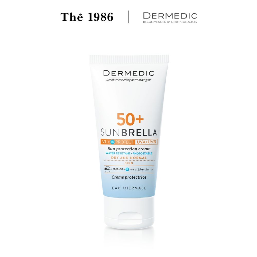  Kem chống nắng dành cho da khô thiếu nước SUNBRELLA SPF 50+ Sun Protection Cream Dry And Normal Skin 50g 