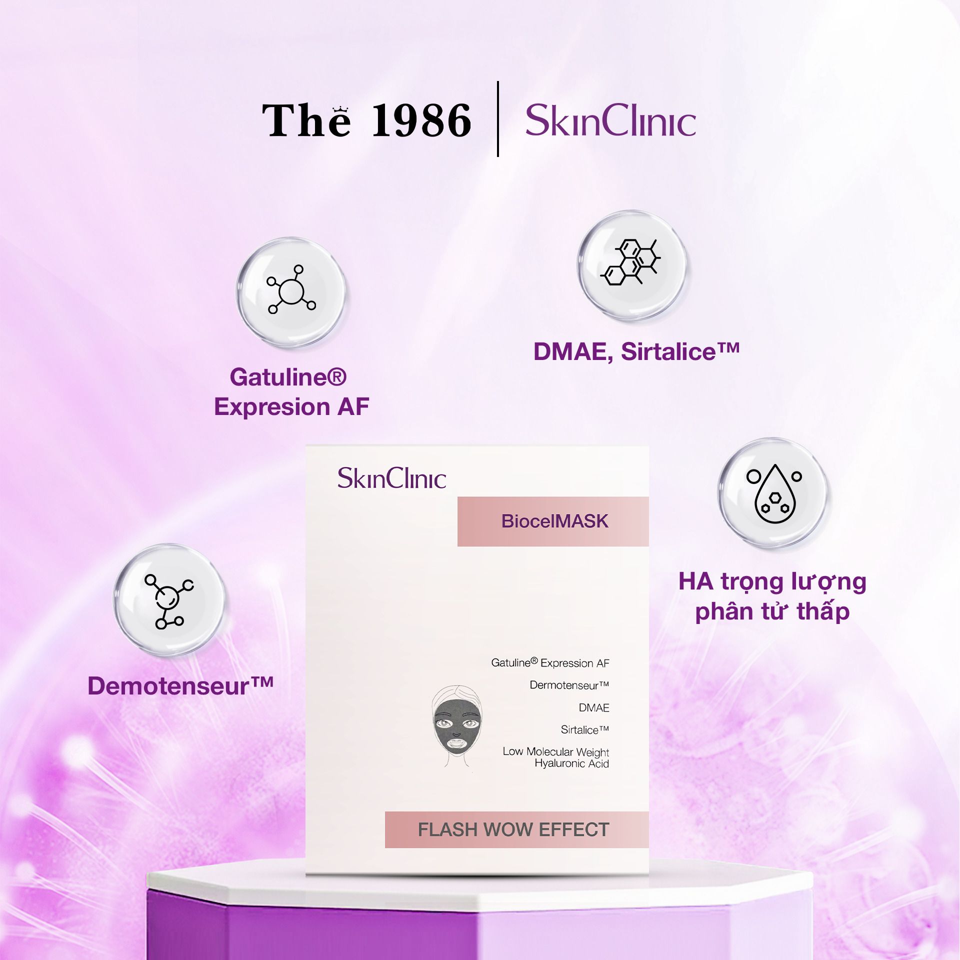  Mặt nạ sinh học SkinClinic Biocelmask Flash Wow Effect 20ml 