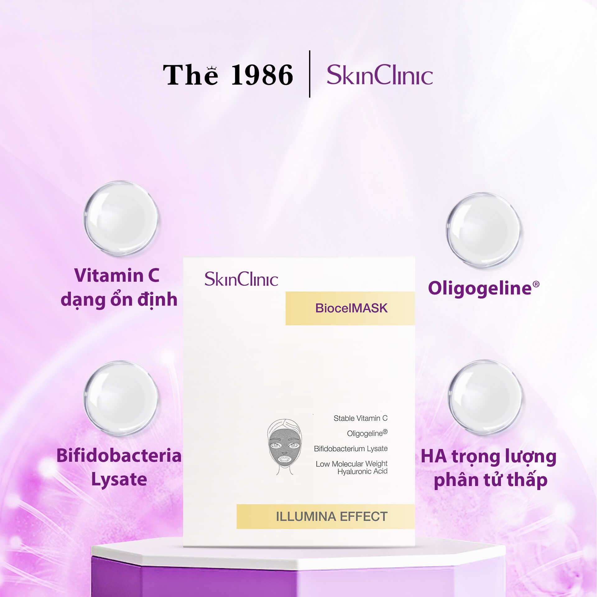  Mặt nạ sinh học Skinclinic Biocelmask Illumina Effect 20ml 