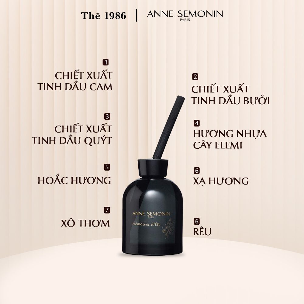  Khuếch tán tinh dầu Anne Semonin Home Diffuser 250ml 