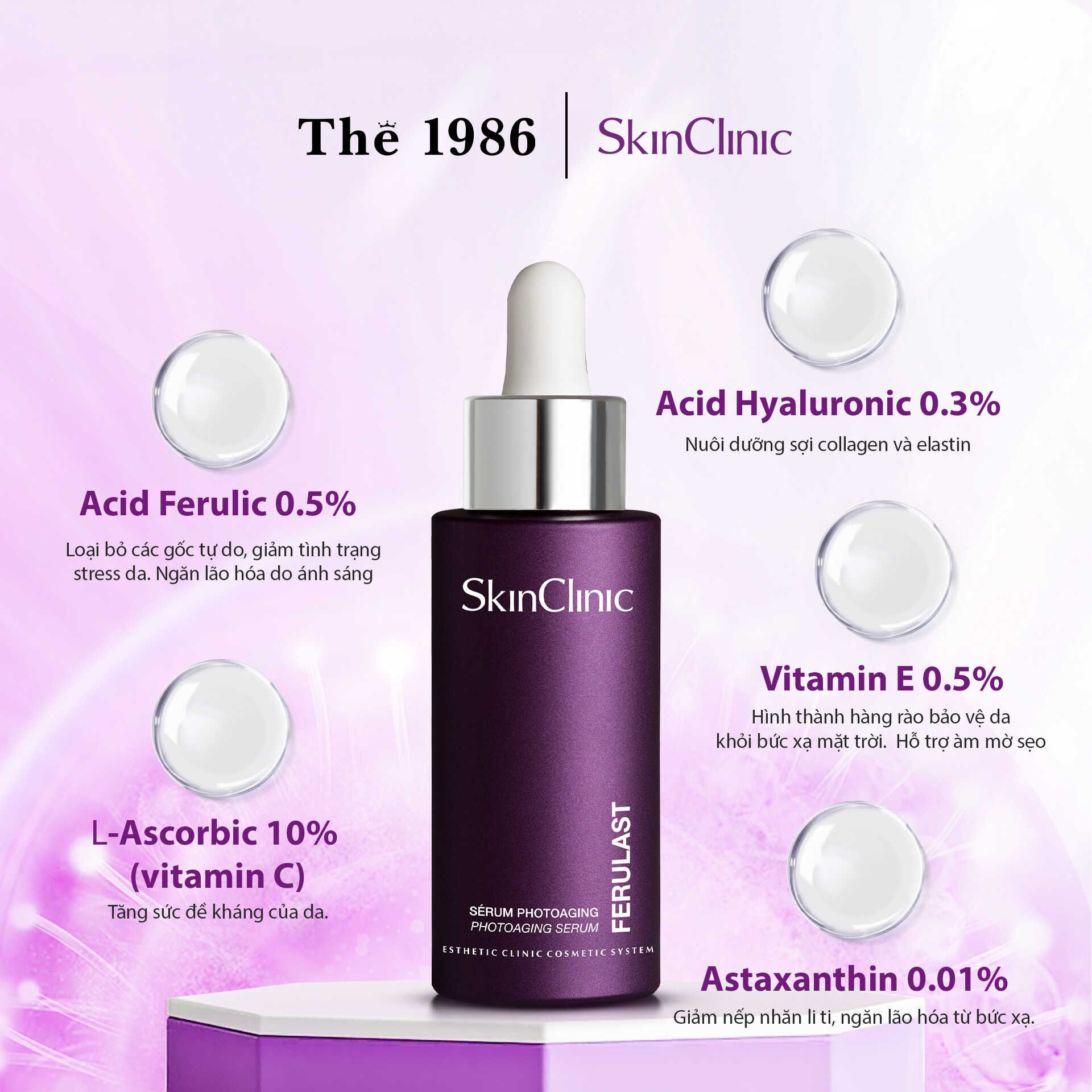  Serum Phục Hồi Chống Lão Hoá Skinclinic Ferulast 30ml 
