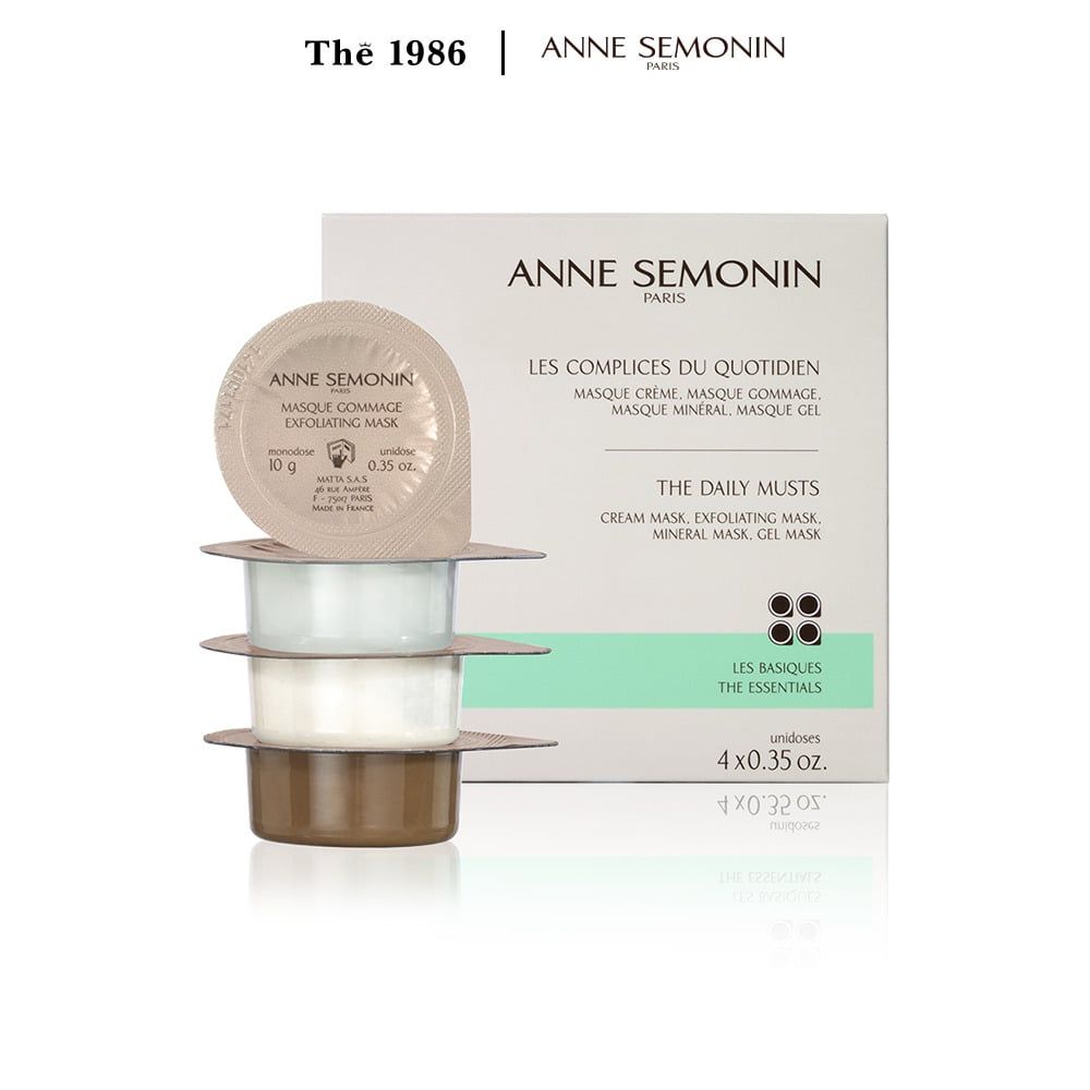  Mặt nạ mini Anne Semonin The Daily Musts Mini Coffret (1 Set/4x10g) 