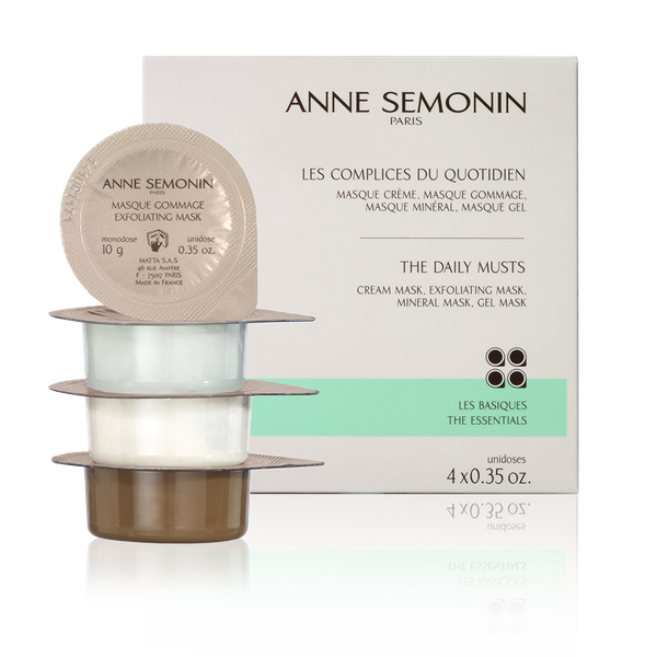  Set mặt nạ mini Anne Semonin The Daily Musts Mini Coffret 4x10g 