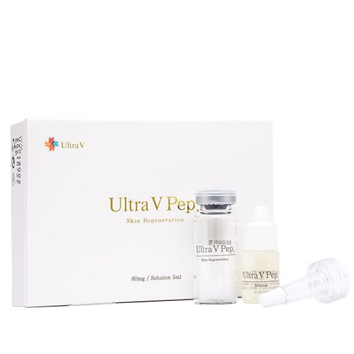 Bộ tinh chất phục hồi điều trị sau thẩm mỹ chuyên sâu cho da siêu nhạy cảm Ultra V Pep