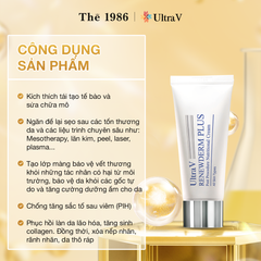 Công dụng của kem phục hồi Ultra V Renewderm Plus