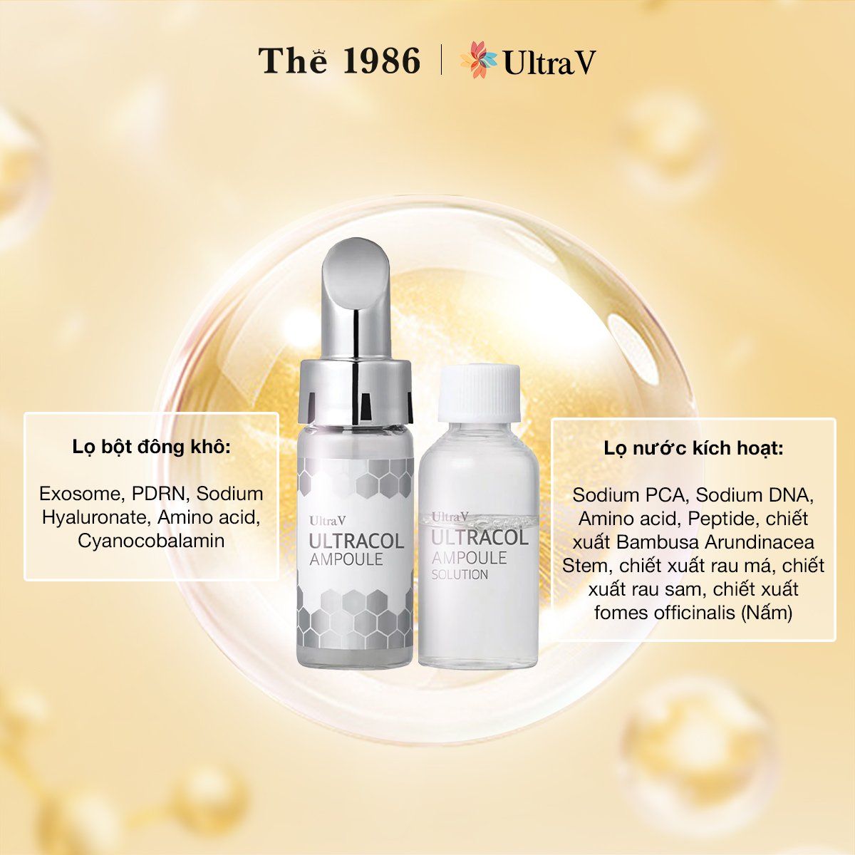  Tinh chất dưỡng da Ultra V Ultracol Ampoule 