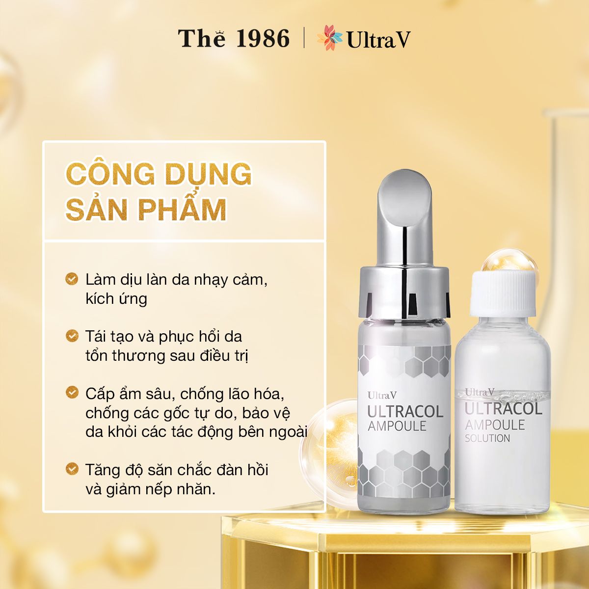  Tinh chất dưỡng da Ultra V Ultracol Ampoule 