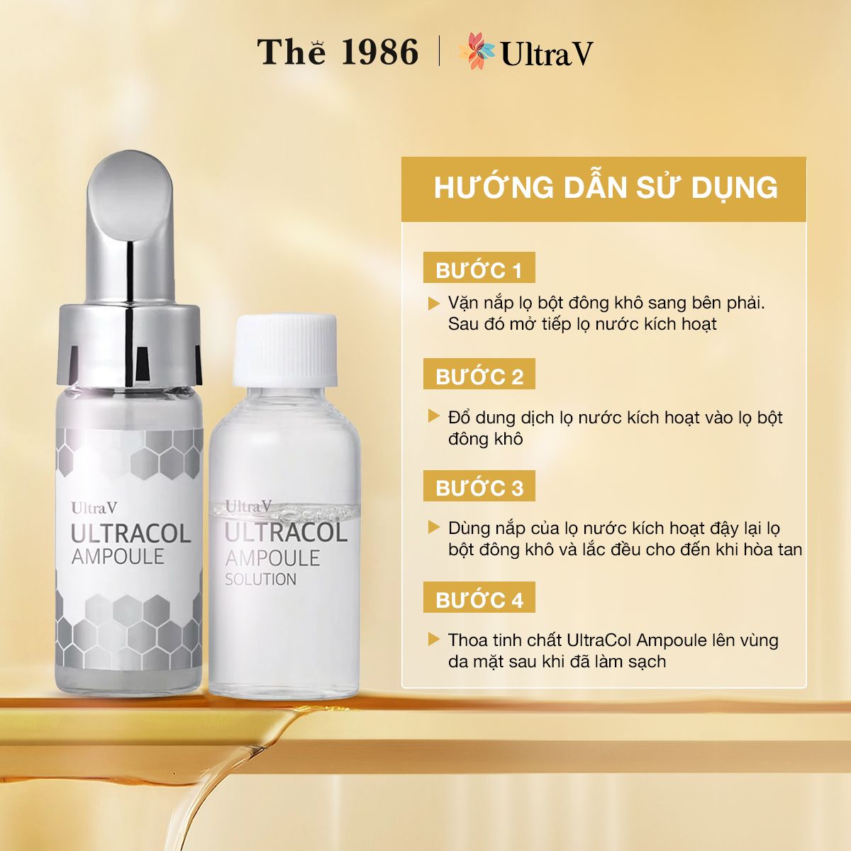  Tinh chất dưỡng da Ultra V Ultracol Ampoule 