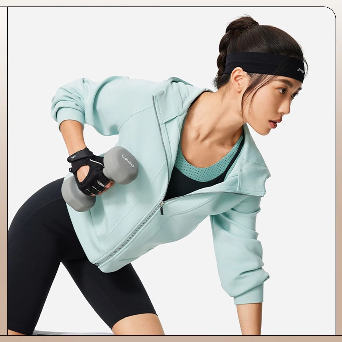 Áo nỉ Li-Ning Nữ AWDU148-2V