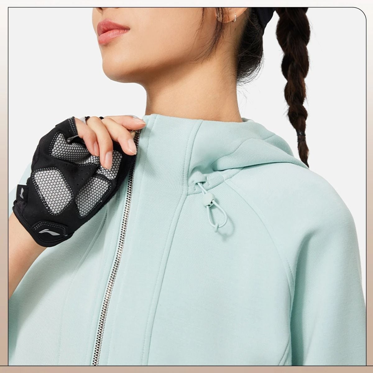 Áo nỉ Li-Ning Nữ AWDU148-2V