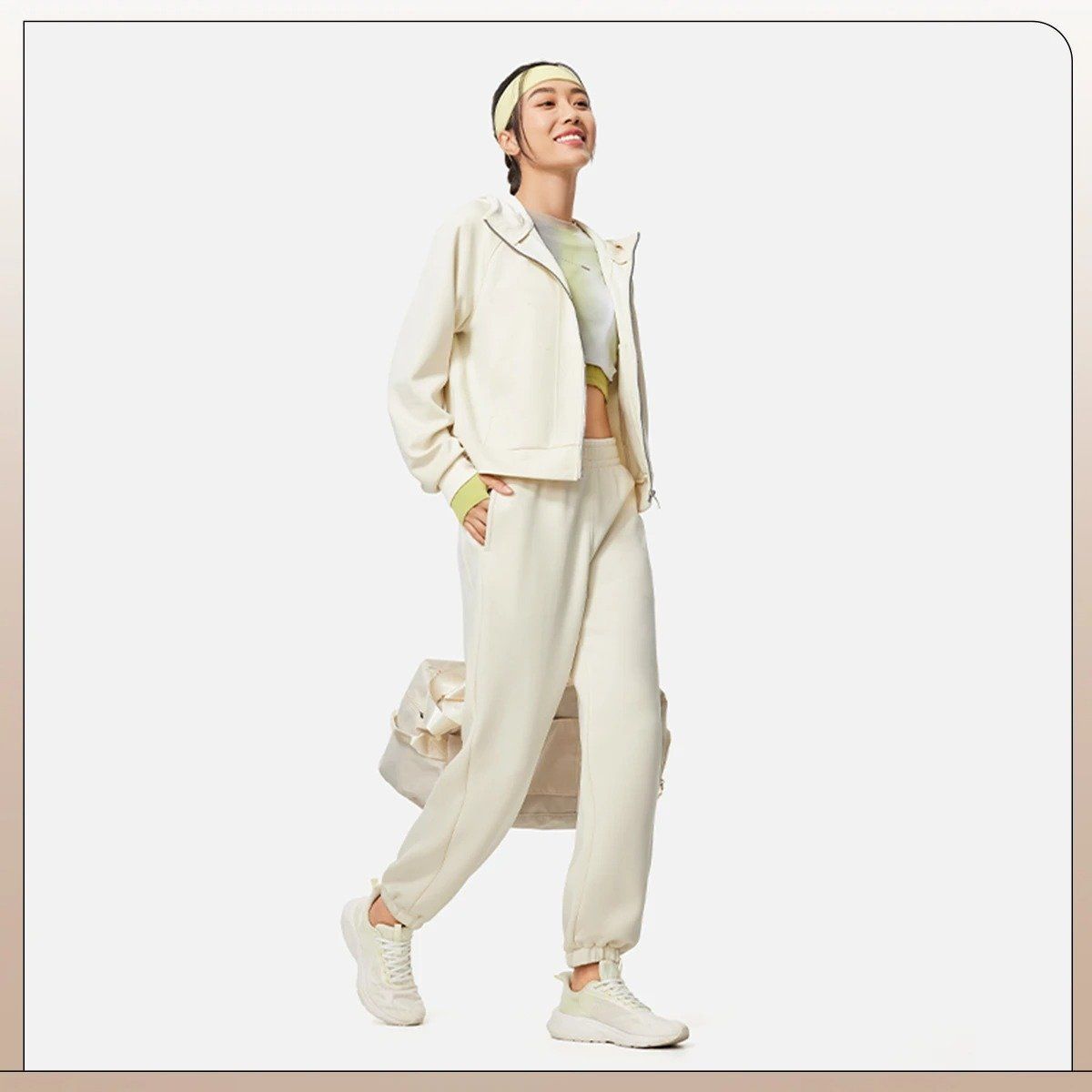 Áo nỉ Li-Ning Nữ AWDU148-1V