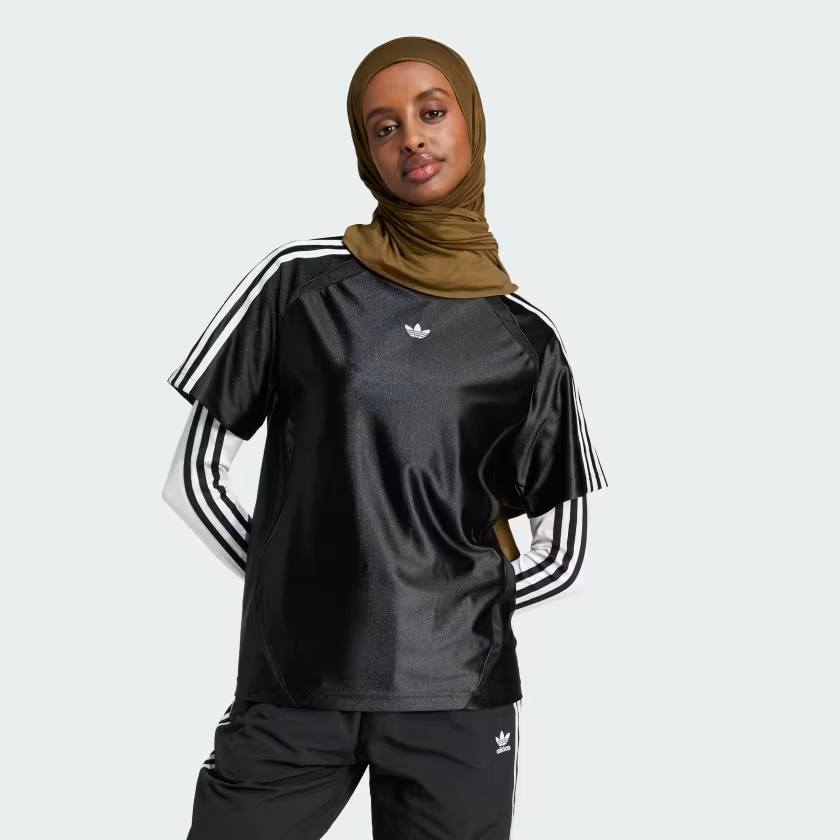 Áo T-shirt adidas Teamgeist Adicolor dáng suông Nữ - JD0252