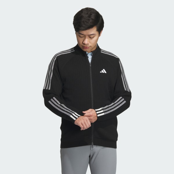 ÁO LEN DÀI TAY KHÓA KÉO 3 SỌC WIND.RDY nam adidas - HY0955