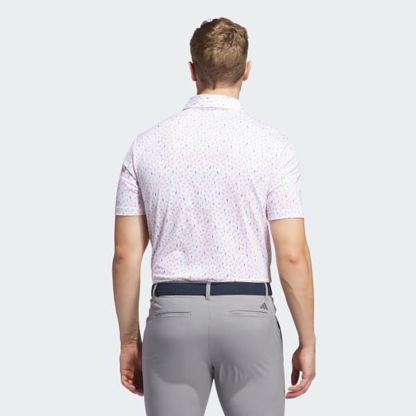 Áo polo golf adidas hoạ tiết Ultimate365 Nam  IL0553