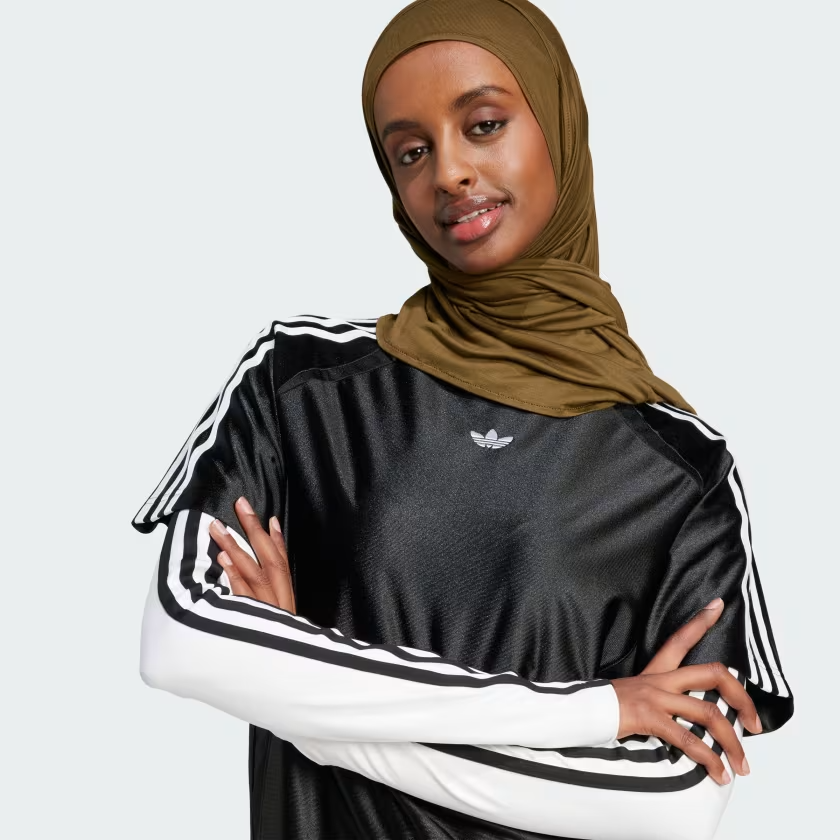 Áo T-shirt adidas Teamgeist Adicolor dáng suông Nữ - JD0252