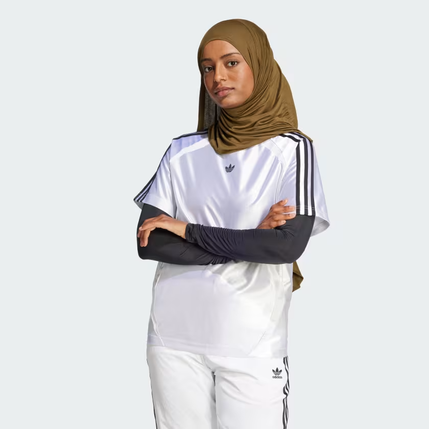 Áo T-shirt adidas Teamgeist Adicolor dáng suông Nữ - JD0253