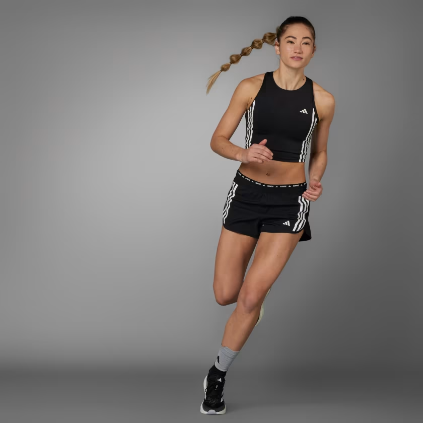 Quần short chạy bộ adidas Own the Run 3 sọc Nữ - IK5018