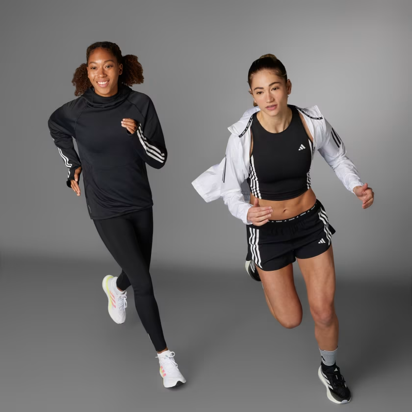 Quần short chạy bộ adidas Own the Run 3 sọc Nữ - IK5018
