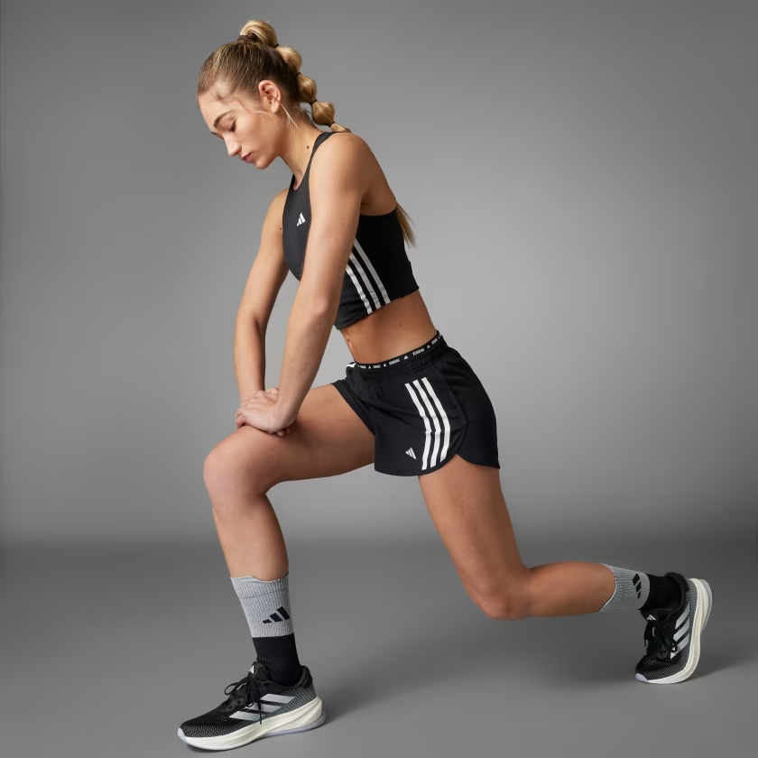 Quần short chạy bộ adidas Own the Run 3 sọc Nữ - IK5018