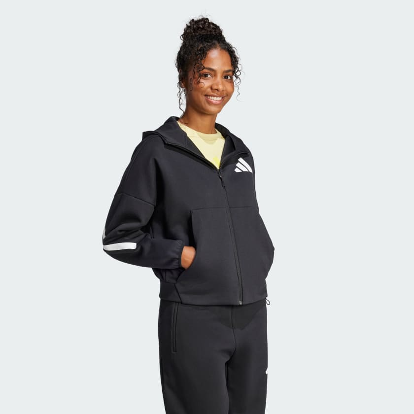 Áo hoodie Nữ adidas Z.N.E. khoá kéo Nữ - JC5392