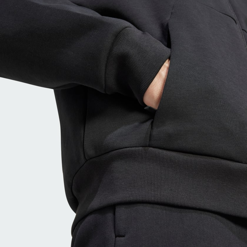 Áo hoodie Nam adidas Future Icons 3 sọc khoá kéo - JD4827