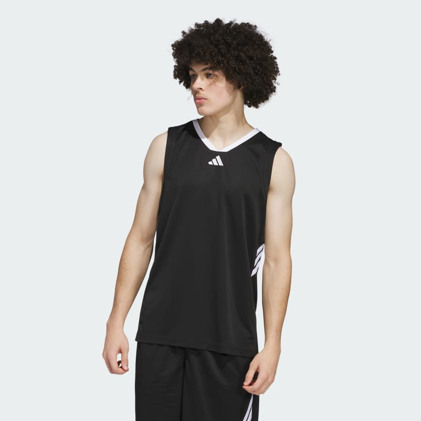 Áo Tank bóng rổ adidas Legends Nam - JI7574