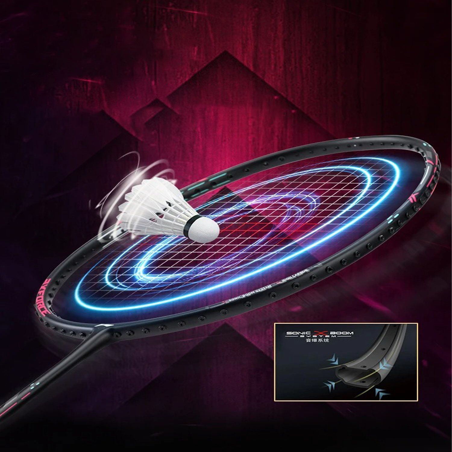 Vợt cầu lông Li-Ning AXFORCE CANNON (4U)Black AYPT307-4