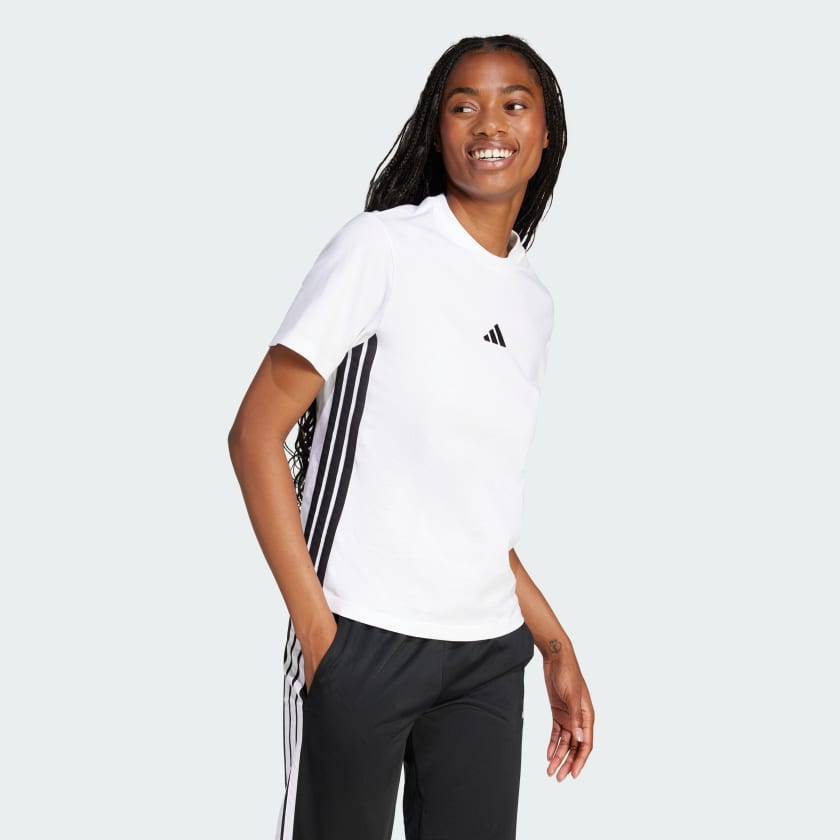 Áo T-shirt adidas Essentials 3 sọc Nữ - JD0844