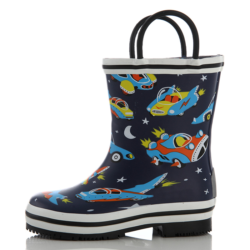  Ủng cao su hình vũ trụ - Rubber rainboots for Kid - SB025 