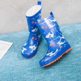  Ủng cao su hình cá mập - Rubber boots for children - SB008 