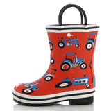  Ủng cao su hình xe kéo - Rubber rainboots for kid - SB020 