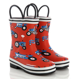  Ủng cao su hình xe kéo - Rubber rainboots for kid - SB020 