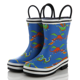  Ủng cao su hình khủng long xanh - Rubber rainboots for children - SB023 