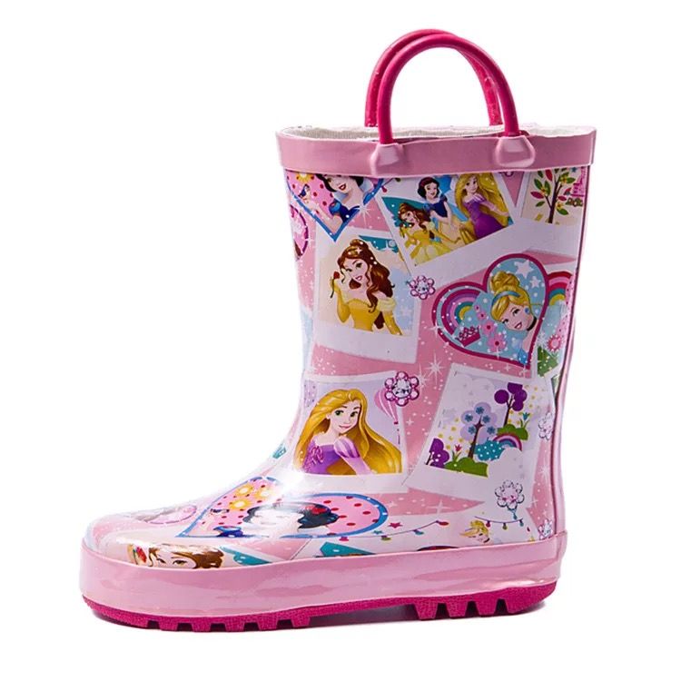  Ủng cao su hình công chúa - Rubber boots for children - SB007 