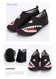  Giày đi biển họa tiết cá mập - Adult water beach shoes - SA019 