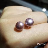  Bông tai ngọc trai size 8mm 