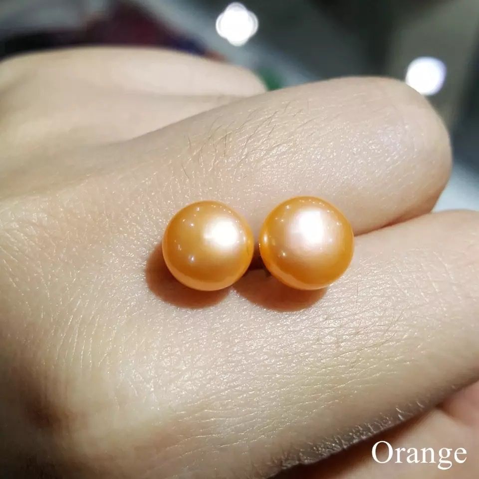  Bông tai ngọc trai size 8mm 