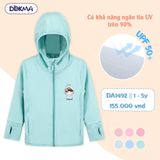  Áo khoác chống nắng mềm mát cho bé từ 1 đến 5 tuổi K11 _ Beekids 